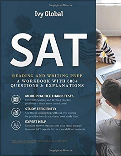 SAT Reading and Writing Prep: A Workbook with 600+ Questions and Explanations (Paperback)