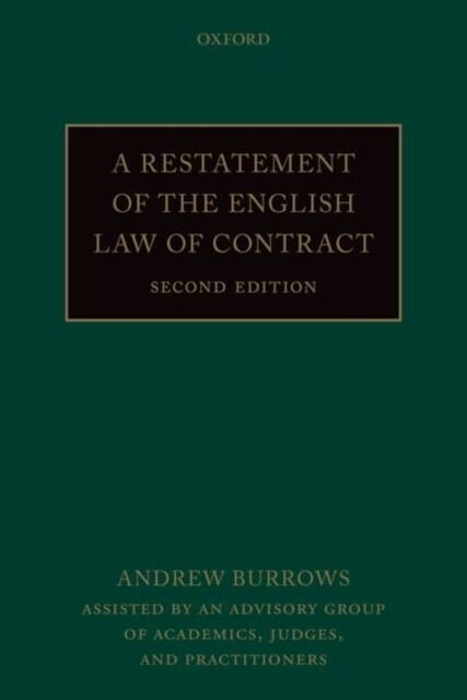 A Restatement of the English Law of Contract (Paperback, 2 Revised edition)