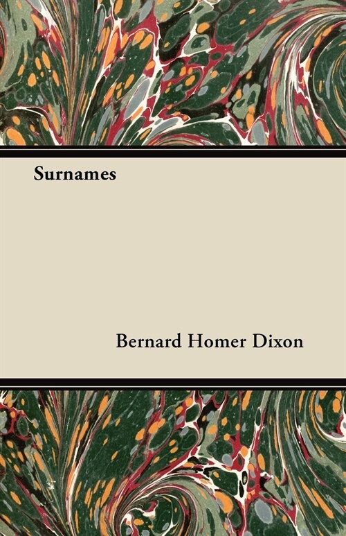 Surnames (Paperback)