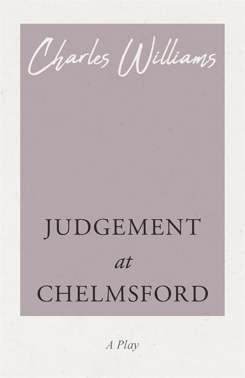 Judgement at Chelmsford (Paperback)