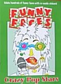 [중고] Funny Faces Sticker Books : Crazy Pop Stars (Paperback)