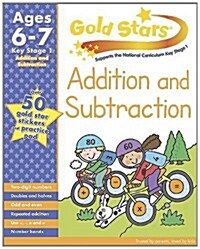 Gold Stars KS1 Addition and Subtraction Workbook Age 6-8 (Paperback)