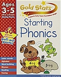 Gold Stars Starting Phonics Preschool Workbook (Hardcover)