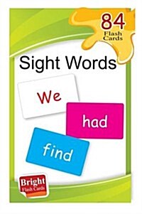 Sight Words: Bright Flash Cards (Paperback)