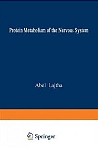 Protein Metabolism of the Nervous System (Paperback, 1970)
