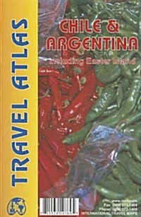 Travel Atlas Chile & Argentina (Paperback, Bilingual)