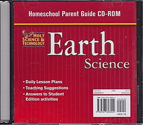 Hmh Science: Parent Guide CD Earth Science 2011 (Audio CD)