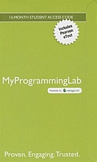 Starting Out With Visual Basic MyProgrammingLab Access Code (Pass Code, 6th, Student)