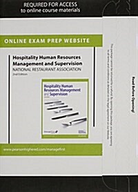 Exam Prep for Hospitality Human Resources Management and Supervision -- Access Card (Hardcover, 2, Revised)