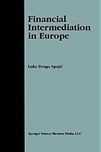 Financial Intermediation in Europe (Paperback, Softcover Repri)