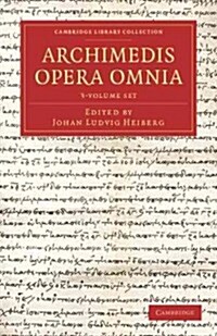 Archimedes Opera Omnia 3 Volume Set (Package)