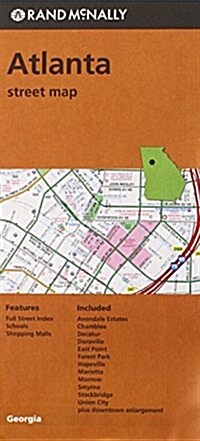 Rand McNally Atlanta Street Map (Folded)