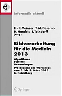 Bildverarbeitung F? Die Medizin 2013: Algorithmen - Systeme - Anwendungen. Proceedings Des Workshops Vom 3. Bis 5. M?z 2013 in Heidelberg (Paperback, 2013)