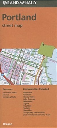 Rand McNally Portland, Oregon Street Map (Folded)