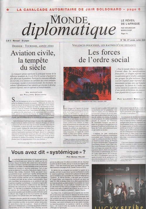 Le Monde Diplomatique (월간 프랑스판): 2020년 07월호