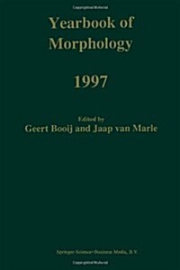 Yearbook of Morphology 1997 (Paperback)