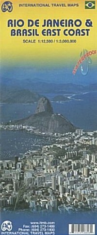 Rio De Janeiro City/Brasil East Coast Itm Map (Wp) (Map, FOL)