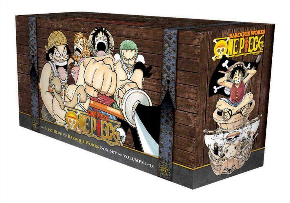 One Piece Box Set 1: East Blue and Baroque Works: Volumes 1-23 with Premium (Boxed Set, Original)