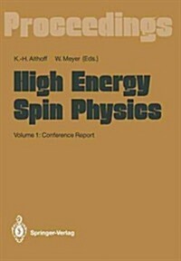 High Energy Spin Physics: Volume 1: Conference Report (Paperback, Softcover Repri)