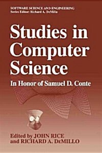 Studies in Computer Science: In Honor of Samuel D. Conte (Paperback, 1994)