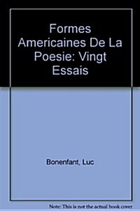 Formes Americaines de la Poesie (Hardcover)