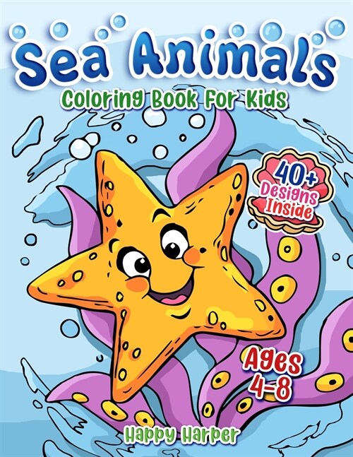 Sea Animals Coloring Book (Paperback)