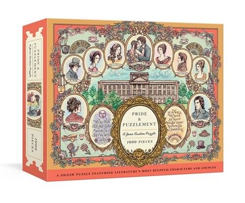 Pride and Puzzlement: A Jane Austen Puzzle: A 1000-Piece Jigsaw Puzzle Featuring Literatures Most Beloved Characters and Couples: Jigsaw Puzzles for (Board Games)