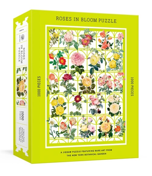 Roses in Bloom Puzzle: A 1000-Piece Jigsaw Puzzle Featuring Rare Art from the New York Botanical Garden: Jigsaw Puzzles for Adults (Other)