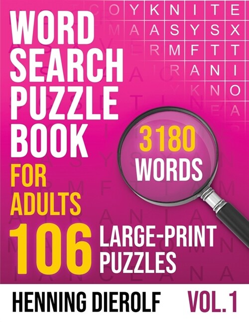 Word Search Book for Adults: 106 Large-Print English Puzzles (Paperback)