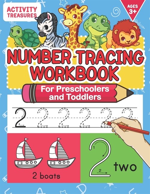 Number Tracing Workbook For Preschoolers And Toddlers: A Fun Number Practice Workbook To Learn The Numbers From 0 To 30 For Preschoolers & Kindergarte (Paperback)