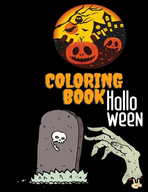 Halloween Coloring Book: Halloween Adult Coloring Book (Happy Halloween Designs)Halloween Coloring Book for Stress Relieve and Relaxation, Hall (Paperback)