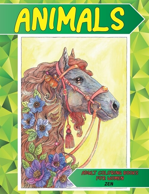 Adult Coloring Books for Women Zen - Animals (Paperback)