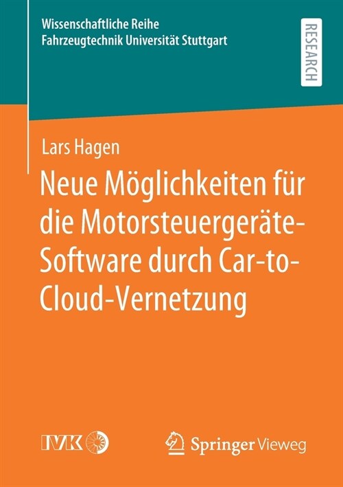 Neue M?lichkeiten F? Die Motorsteuerger?e-Software Durch Car-To-Cloud-Vernetzung (Paperback, 1. Aufl. 2020)