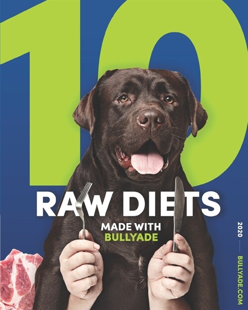 10 Raw Diets Made With Bullyade: It is a perfect raw dog diet cookbook (Paperback)
