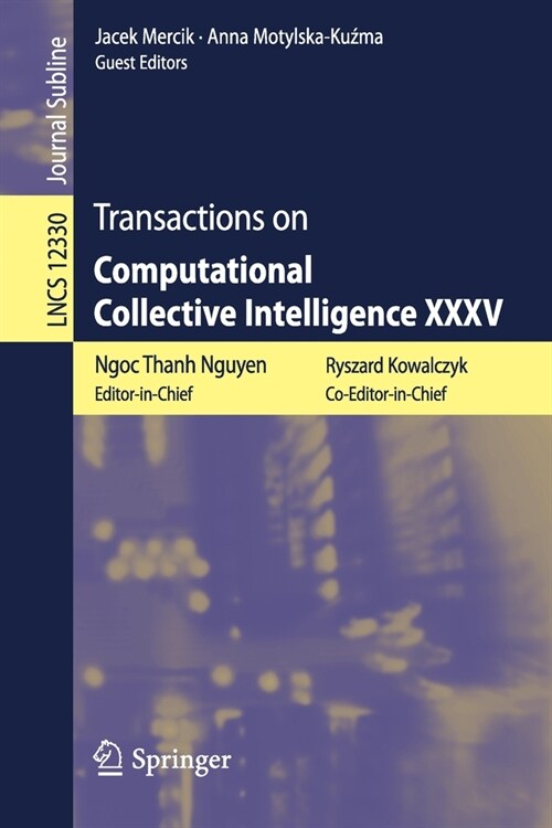 Transactions on Computational Collective Intelligence XXXV (Paperback, 2020)