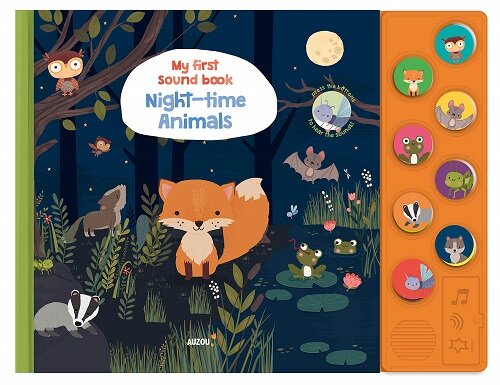 Night Time Animals : My First Sound Book (Hardcover)