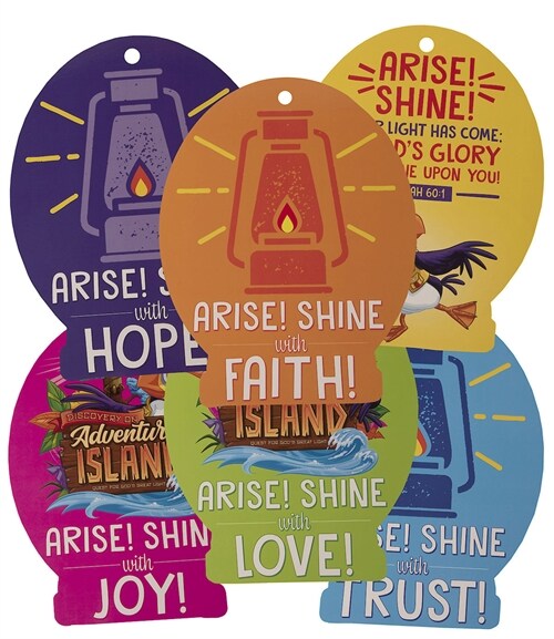 Vacation Bible School (Vbs) 2021 Discovery on Adventure Island Decorating Mobiles (Pkg of 6): Quest for Gods Great Light (Other)