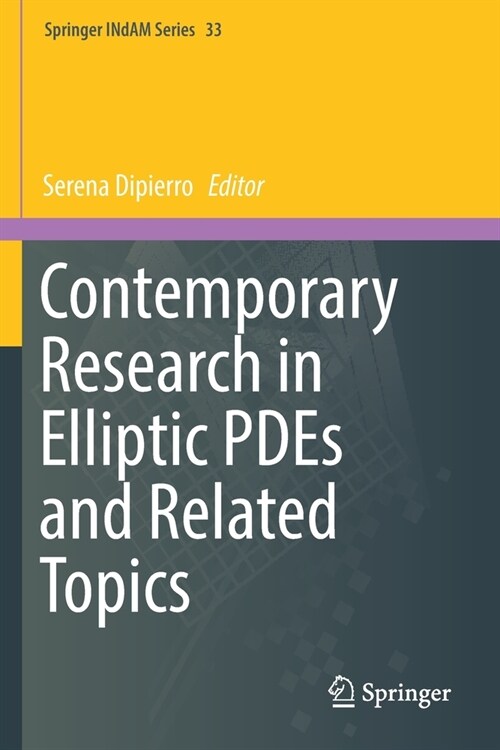 Contemporary Research in Elliptic Pdes and Related Topics (Paperback, 2019)