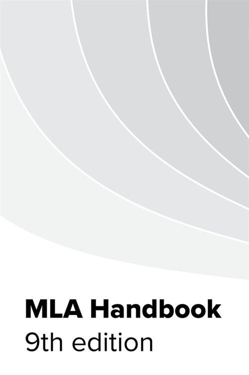 MLA Handbook (Official) (Hardcover, 9)