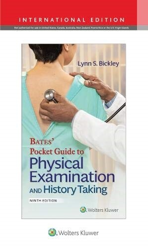 Bates Pocket Guide to Physical Examination and History Taking (Paperback, Ninth, International Edition)