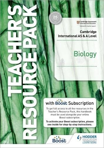 Cambridge International AS & A Level Biology Teachers Resource Pack with Boost Subscription (Multiple-component retail product)