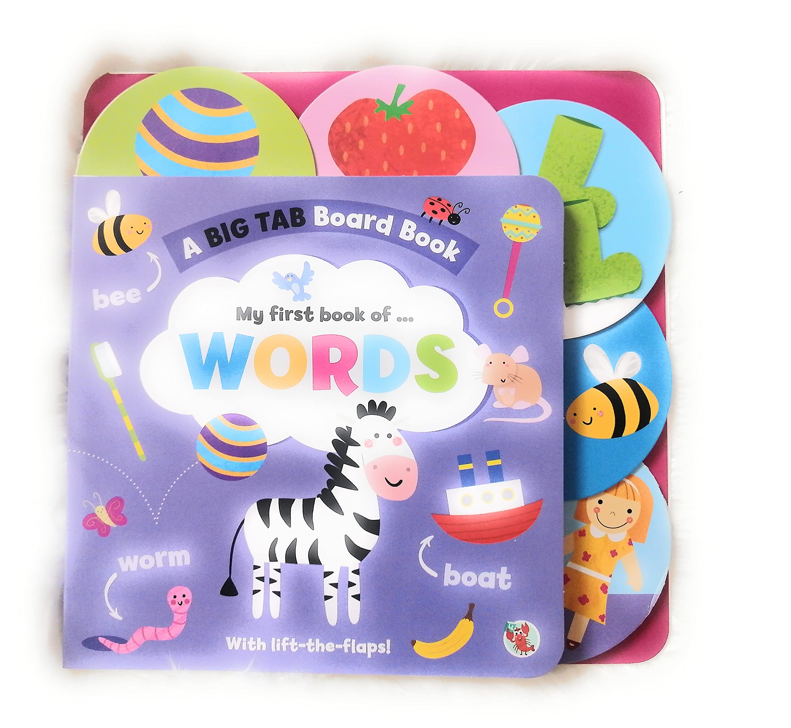 Big Tab World : Words (Board book)