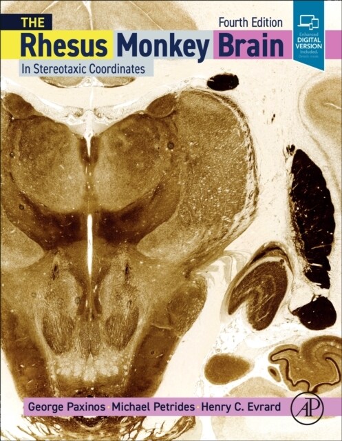 The Rhesus Monkey Brain in Stereotaxic Coordinates (Hardcover, 4)