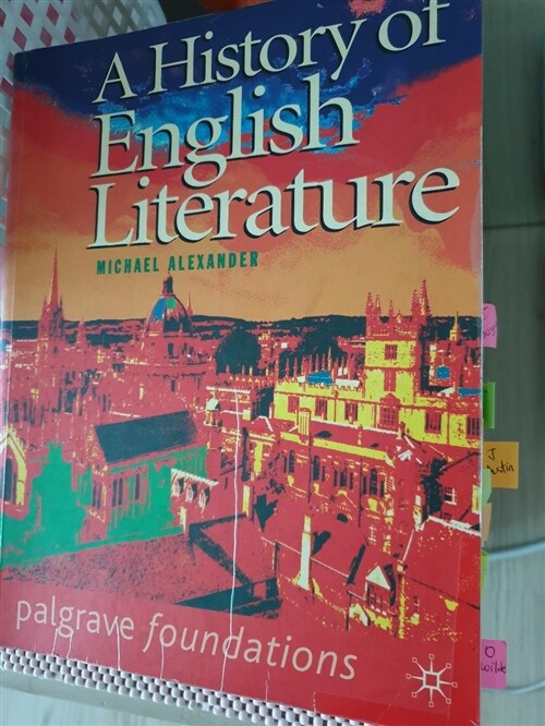 [중고] A History of English Literature (Paperback)