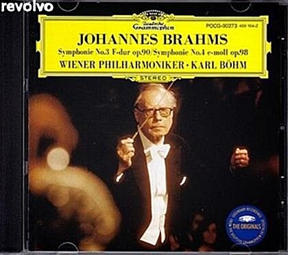 [중고] Brahms Symphonies Nos.3 & 4 / Wiener Philharmoniker,Karl Bohm