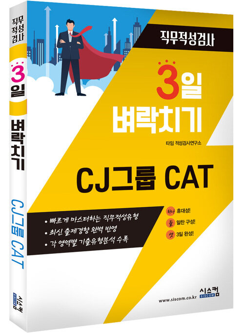 3일 벼락치기 CJ그룹 CAT