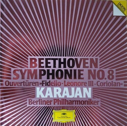 [수입]Beethoven : Symphonie Nr.8 .3 Overturen Berlner Philharmonier / Karajan [CD]