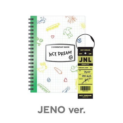 [굿즈] 엔시티 드림 - NCT LIFE : DREAM in Wonderland 코멘터리북 + 러기지택 SET [JENO Ver.]