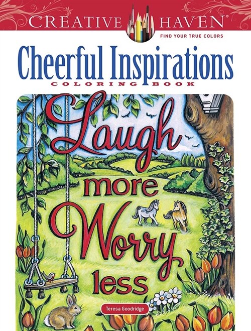 Creative Haven Cheerful Inspirations Coloring Book (Paperback)