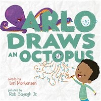 Arlo draws an octopus 